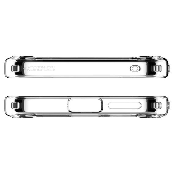 Θήκη MagSafe Spigen για Google Pixel 9A, Ultra Hybrid, διαφανής / λευκή + Μετριασμένο γυαλί 9H