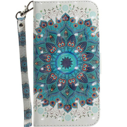 Θήκη με πτερύγιο για Motorola Moto G9 Play/E7 Plus, Wallet, Mandala Flower