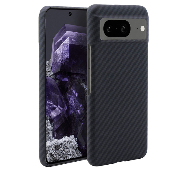 Θήκη για Google Pixel 8, Aramid Fiber Cover, μαύρη