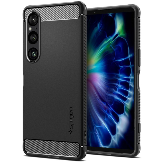 Θήκη SPIGEN Rugged Armor για Sony Xperia 1 VI – Μαύρη Ματ