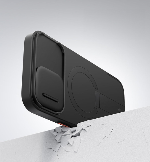 Θήκη για iPhone 12 / 12 Pro, Suritch Shockproof, για MagSafe, μαύρη