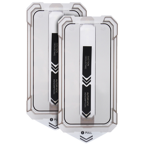 2x Μετριασμένο γυαλί για iPhone 15 Pro Max, ERBORD Easy App Full Screen Protector