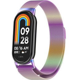 Βραχιόλι Μιλάνου με θήκη για Xiaomi Smart Band 10 / 9 / 8, πολύχρωμο