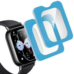 2x Σκληρυμένο γυαλί με πλαίσιο τοποθέτησης ERBORD για Xiaomi Redmi Watch 5 Lite