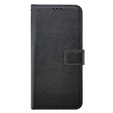 Θήκη με πτερύγιο για Oppo A79 5G, Crazy Horse Wallet, μαύρη