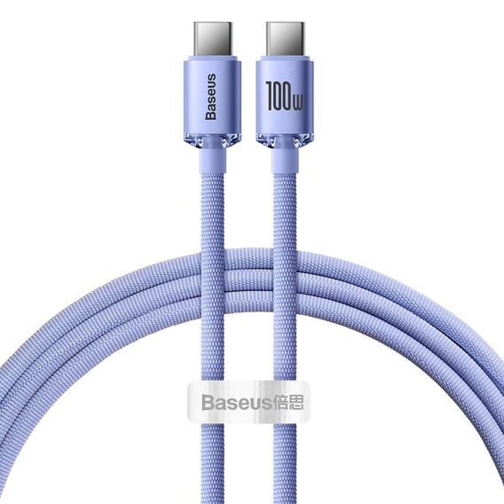 Baseus Crystal Shine καλώδιο USB-C – USB-C 100 W για συσκευές με θύρα USB-C