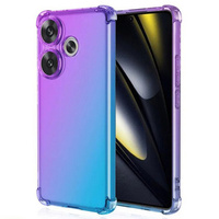 θήκη για το Xiaomi Poco F6, Gradient Dropproof, Μωβ / μπλε