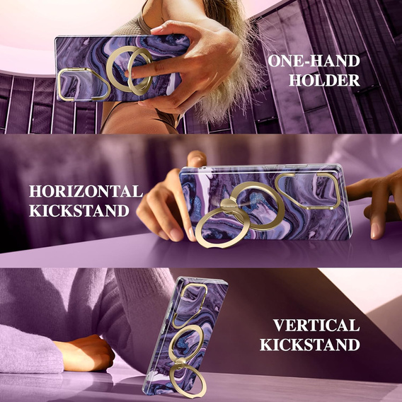 Ανθεκτική θήκη για Samsung Galaxy S25 Ultra – Tongate MECH Series Clip, Μαύρο