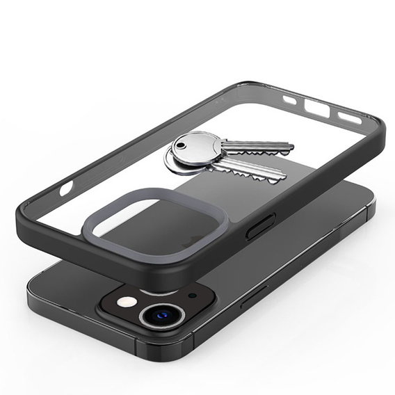 Θήκη για iPhone 13, ERBORD Hybrid Case, μαύρη