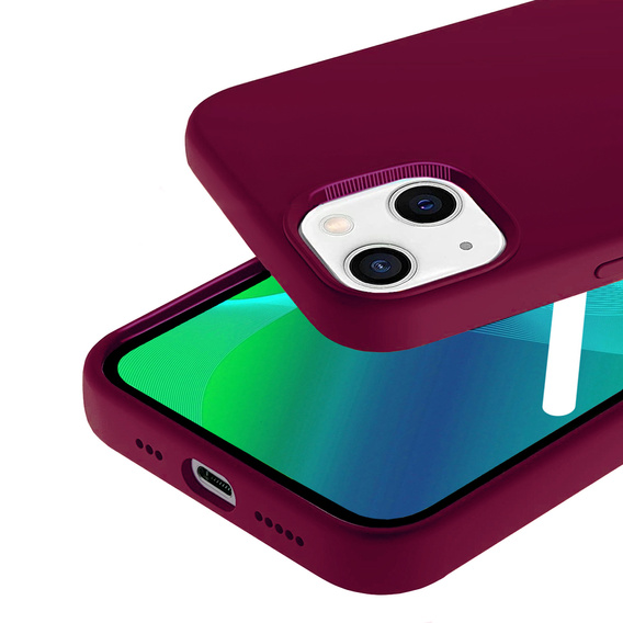 Θήκη για iPhone 14, Silicone Lite, κόκκινη