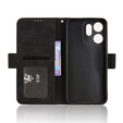 Θήκη με πτερύγιο για Oppo Reno 13, Card Slot, μαύρη