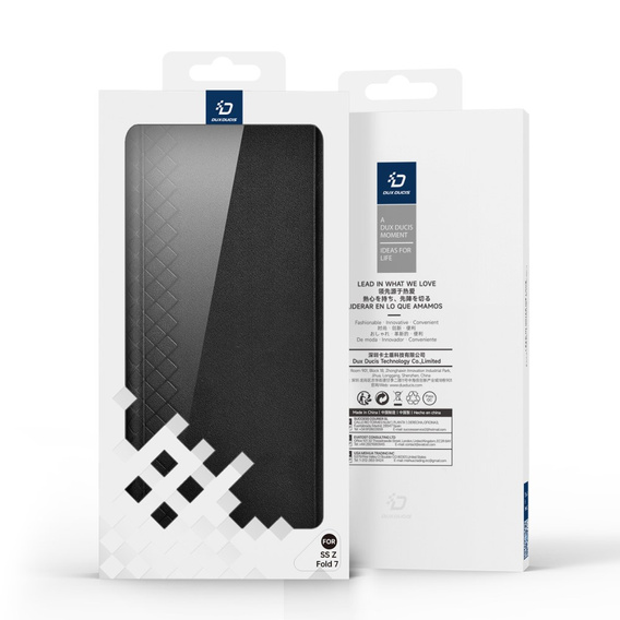 Θήκη Dux Ducis για Samsung Galaxy Z Fold7 5G, Bril, μαύρη