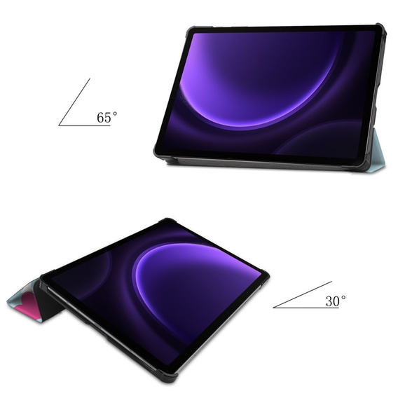 Θήκη για Samsung Galaxy Tab S10 Lite / S10 FE / S9 FE, με πτερύγιο, unicorn