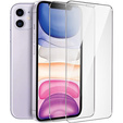 2x Μετριασμένο γυαλί για iPhone XR/11, ERBORD 9H Hard Glass στην οθόνη