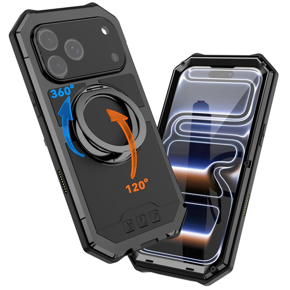 Θήκη R-JUST με MagSafe και βάση για iPhone 17 Pro Max