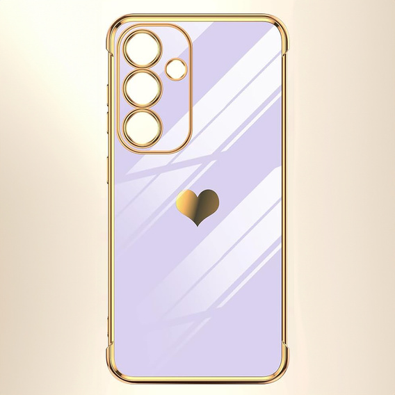 Θήκη για Samsung Galaxy S25 FE, Electro heart, μωβ
