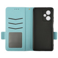 Θήκη με πτερύγιο για Xiaomi Redmi Note 12 5G / POCO X5 5G, Wallet Litchi Magnet, μπλε