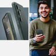 θήκη Spigen για Samsung Galaxy S24, Liquid Air, πράσινη + μετριασμένο γυαλί 9H