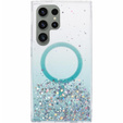 θήκη για Samsung Galaxy S24 Ultra, Glittery, για MagSafe, πράσινη