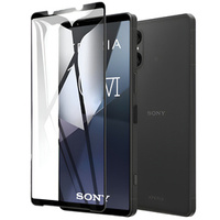 Μετριασμένο γυαλί 3D για Sony Xperia 10 VI, μαύρο πλαίσιο