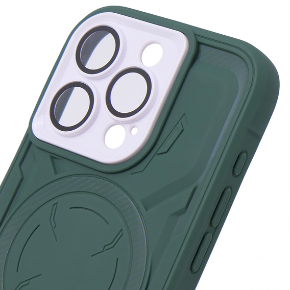 Θήκη για iPhone 15 Pro Max, ERBORD Armor Mag, πράσινη