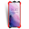Θωρακισμένη θήκη για Samsung Galaxy S22 Ultra 5G, Aluminum Alloy, μαύρο / κόκκινο