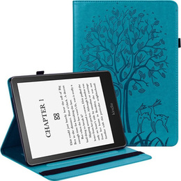 θήκη πτερύγιο για Amazon Kindle Paperwhite 5 (2021), tree, μπλε