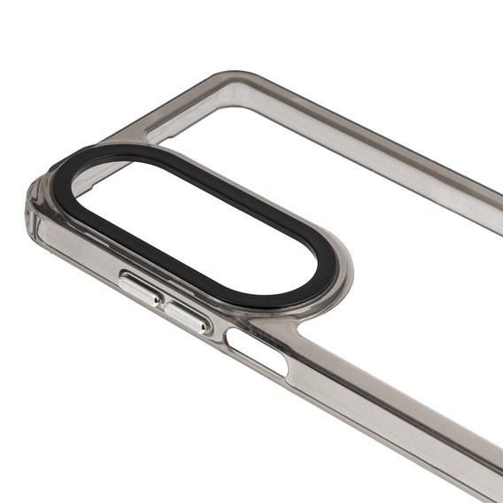 Θήκη για Oppo A60, Fusion Hybrid, διαφανής / μαύρη