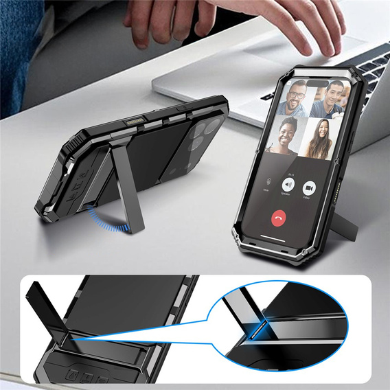 Θήκη R-JUST με βάση στήριξης για iPhone 17 Pro