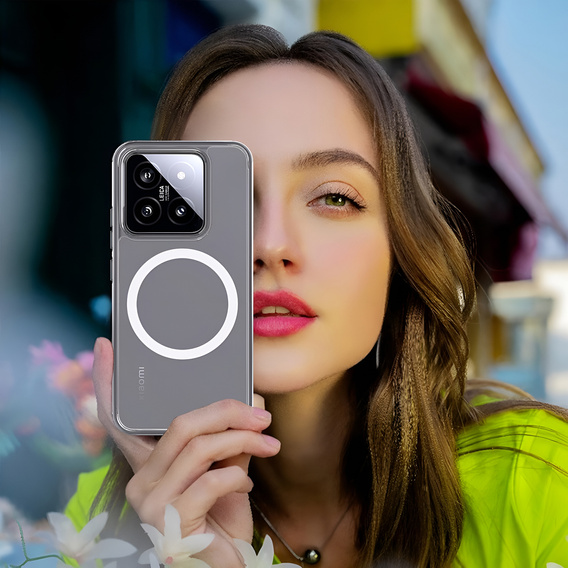 Θήκη για Xiaomi 14T Pro, Fusion Hybrid, για MagSafe, διαφανής
