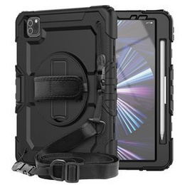 Θωρακισμένη θήκη για iPad Pro 11" 2022/2021 (4/3 gen.), προστατευτική 360 με χώρο για γραφίδα, μπλε