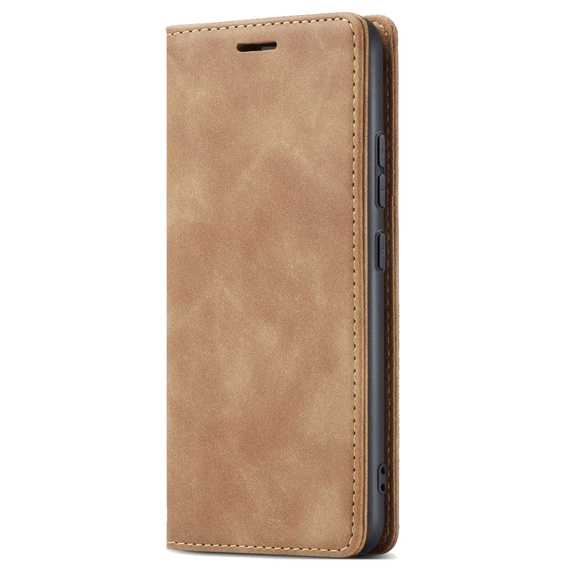 Θήκη για Samsung Galaxy A54, ERBORD Vintage, πορτοφόλι με πτερύγιο, καφέ