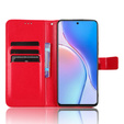 Θήκη με πτερύγιο για Huawei Nova 11i, Crazy Horse Wallet, κόκκινη