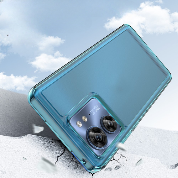 Θήκη για Motorola Edge 40, Fusion Hybrid, μπλε
