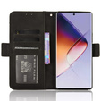Θήκη με πτερύγιο για Infinix Note 40 Pro Plus, Card Slot, μαύρη