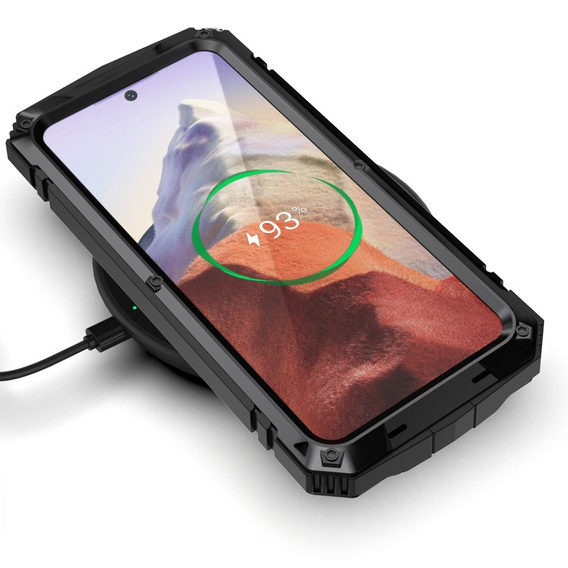 Θωρακισμένη θήκη για Samsung Galaxy S25, R-JUST, μαύρη