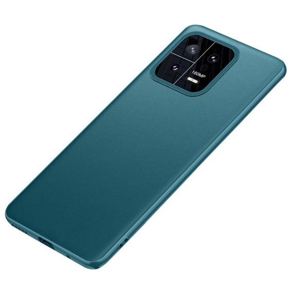 Δερμάτινη θήκη για Xiaomi 13, leather hybrid, πράσινη