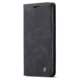 θήκη CASEME για Samsung Galaxy M33 5G, Leather Wallet Case, μαύρη