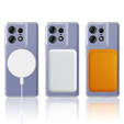 Θήκη για Motorola Edge 50 Pro, Fusion Hybrid, για MagSafe, διαφανής