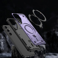 Θήκη για Samsung Galaxy S24 FE, Military MagSafe, μωβ