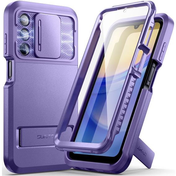 Θήκη για Samsung Galaxy A15 5G, Suritch Basic, μωβ