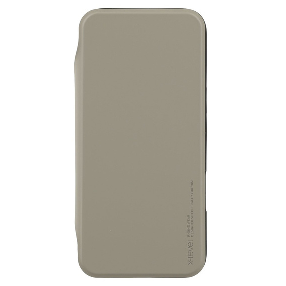 Θήκη X-LEVEL για iPhone 16 Pro, Magnetic Card Holder, γκρι