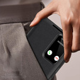 Αναδιπλούμενη θήκη για Samsung Galaxy S22+ Plus, Smart View Wallet, μαύρη