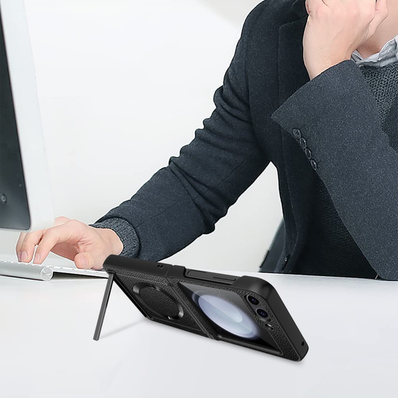 Θήκη PC για Samsung Galaxy Z Flip5 5G, για MagSafe, μαύρο