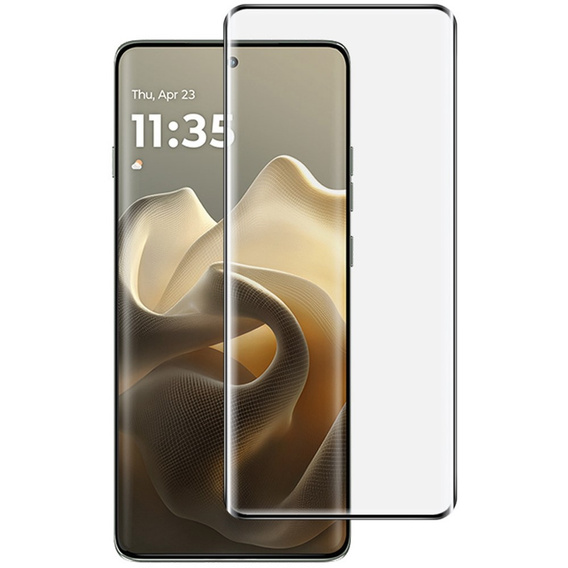 Μετριασμένο γυαλί 3D για Motorola Edge 60 Pro, μαύρο πλαίσιο