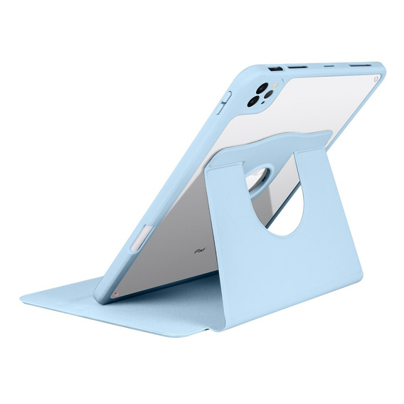 Θήκη για iPad Pro 11" 2022/2021/2020 (4/3/2 gen.), με υποδοχή γραφίδας, περιστρεφόμενη κατά 360°, μπλε