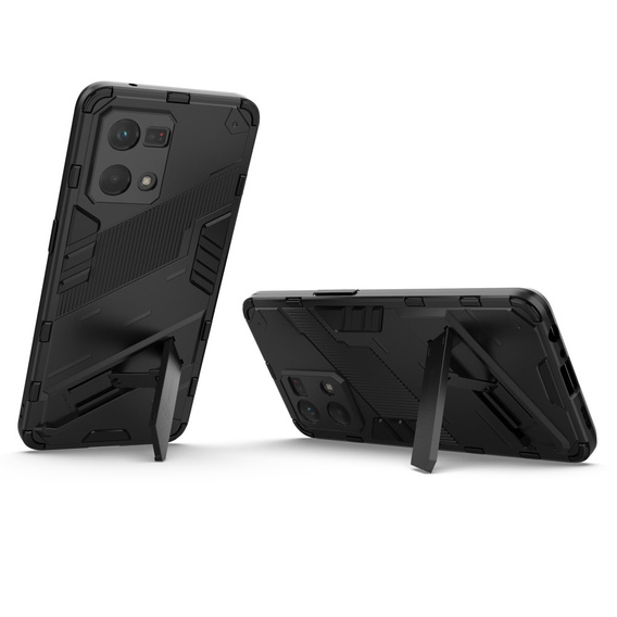 Θήκη για Oppo Reno7 4G, Military kickstand, μπλε