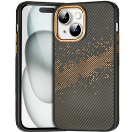 Θήκη για iPhone 15, Milky Way, χρυσή