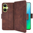 Θήκη με πτερύγιο για OnePlus Nord CE 3 Lite 5G, Card Slot, καφέ