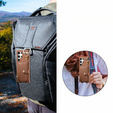 Θήκη για Samsung Galaxy S25 Ultra, GKK Leather, μαύρη